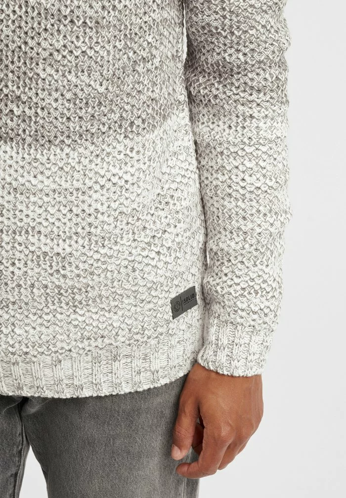 Solid SDAFTON - Pullover - Grey Melange 5 Solid SDAFTON - Pullover - Grey Melange – Image 5