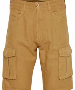 Solid SDPOVL CARGO LINEN - Short - Dull Gold -Promos Solid Magasin 19af8f06b108444298dce3f1fe121a00