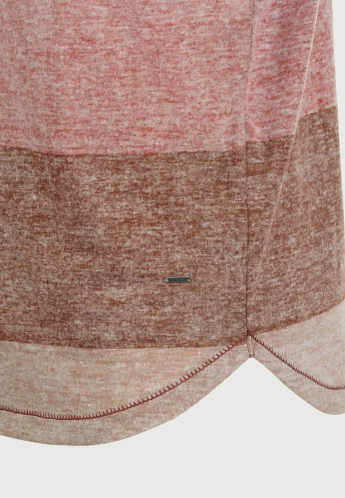 Solid SDTEINE - T-shirt Imprimé - Wine Red 4 Solid SDTEINE - T-shirt Imprimé - Wine Red – Image 4