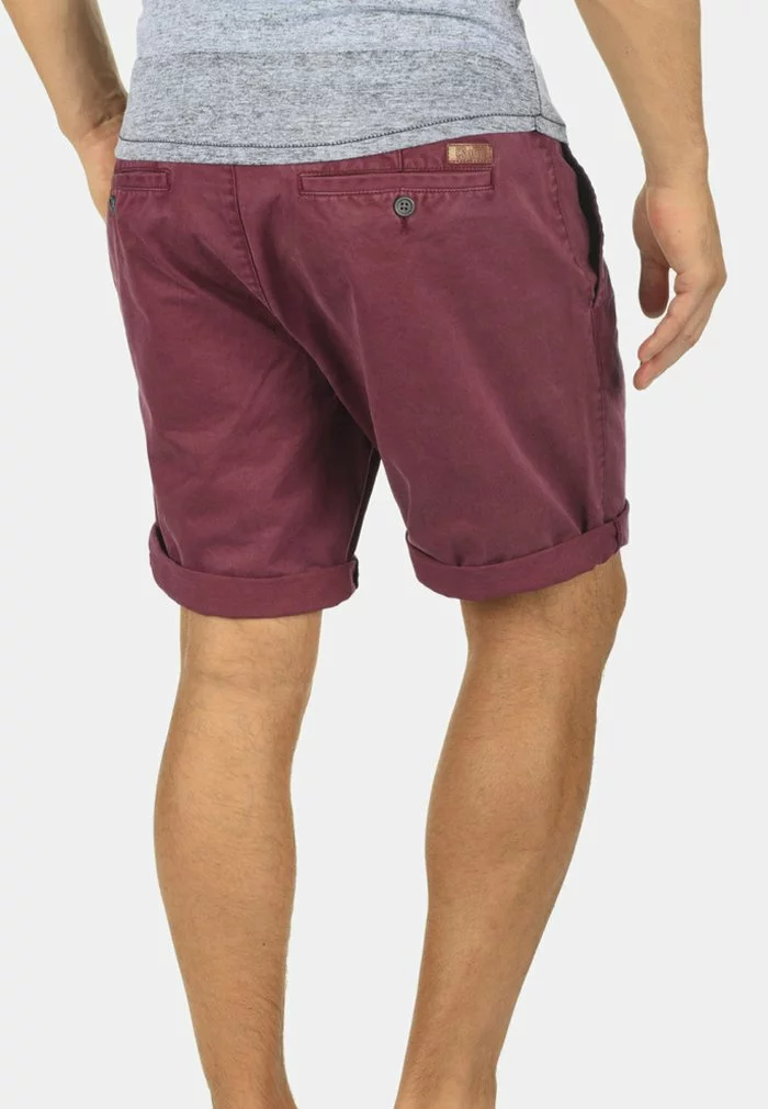 Solid SDPINHEL - Short - Wine Red 2 Solid SDPINHEL - Short - Wine Red – Image 2