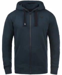 Solid SDBENE - Sweat à Capuche Zippé - Blue -Promos Solid Magasin 19d392f3dcef4654b7e69028b57f184c