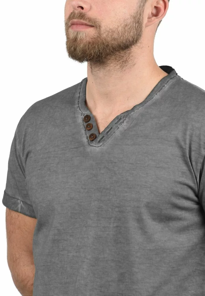 Solid SDTINO - T-shirt Basique - Dark Grey 3 Solid SDTINO - T-shirt Basique - Dark Grey – Image 3