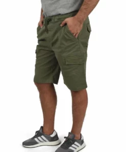 Solid HENIK - Short - Dusty Olive