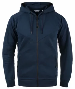 Solid SDGELBERT - Sweat à Capuche Zippé - Insignia Blue -Promos Solid Magasin 1b0ec238581446db889b1a5f6706fb53