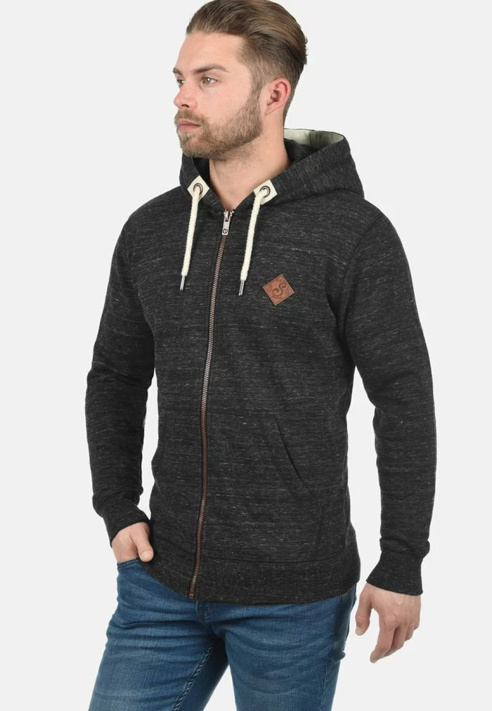 Solid SDCRAIG - Sweat à Capuche Zippé - Black 1 Solid SDCRAIG - Sweat à Capuche Zippé - Black