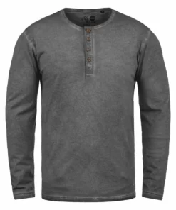 Solid SDTIMUR - T-shirt à Manches Longues - Dark Grey -Promos Solid Magasin 1cd6d50b8a13466db156c4fd87139aeb