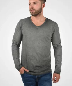 Solid SDCORNELIO - T-shirt à Manches Longues - Dark Grey
