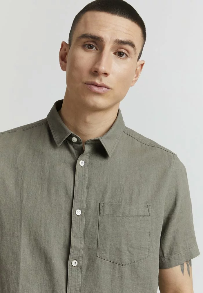 Solid SDALLAN - Chemise - Vetiver 4 Solid SDALLAN - Chemise - Vetiver â Image 4