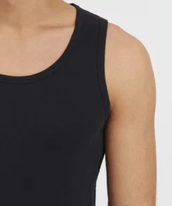 Solid SDCASAL - Débardeur - Black -Promos Solid Magasin 1fa23652bfad4ac78e3b1426773b7b35