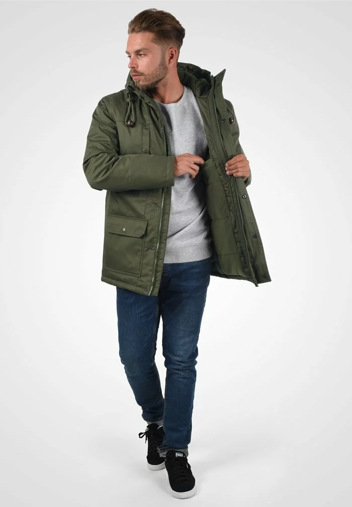 Solid SDFRANCO - Parka - Ivy Green 2 Solid SDFRANCO - Parka - Ivy Green – Image 2