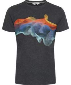 Solid PEDRO - T-shirt Imprimé - Dark Grey Melange -Promos Solid Magasin 21b2ebcba4974c90b8ad2c5033629086