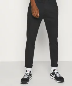 Solid Pantalon Classique - Black