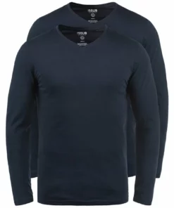 Solid SDBASIL - T-shirt à Manches Longues - Dark Blue -Promos Solid Magasin 22f3a098a7c74be2837c23ec744c670a