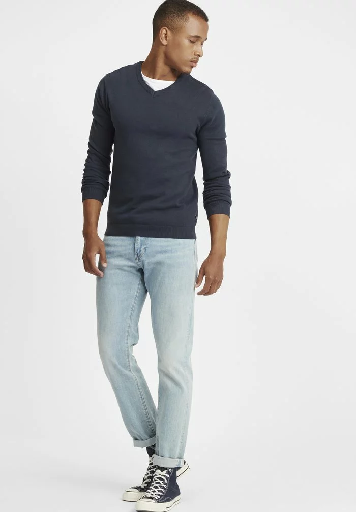 Solid SDALEGRE - Pullover - Insignia Blue 2 Solid SDALEGRE - Pullover - Insignia Blue – Image 2