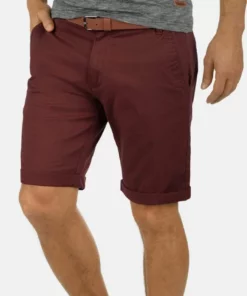 Solid SDMONTIJO - Short - Wine Red