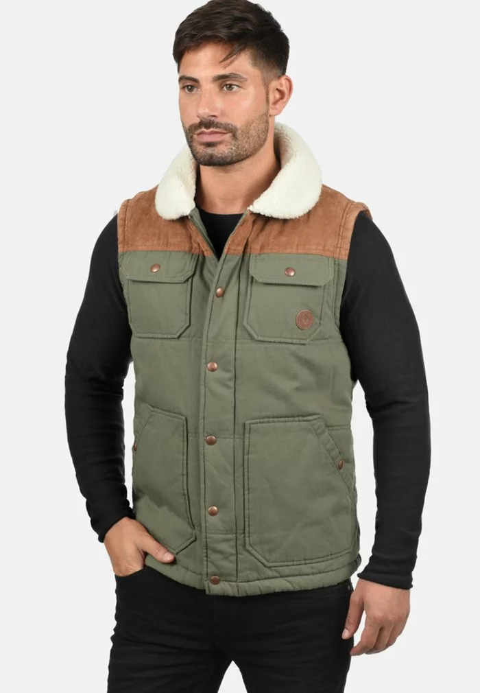 Solid SDFERDI - Veste Sans Manches - Ivy Green 1 Solid SDFERDI - Veste Sans Manches - Ivy Green