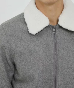 Solid SDLEONEL - Veste Mi-saison - Medium Grey Melange -Promos Solid Magasin 25edaa0e9fc149d38f23f773a9d2ae79