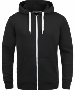 Solid SDOLLI - Sweat à Capuche Zippé - Black -Promos Solid Magasin 266d352f8d0f46209d20554b0acacd2c