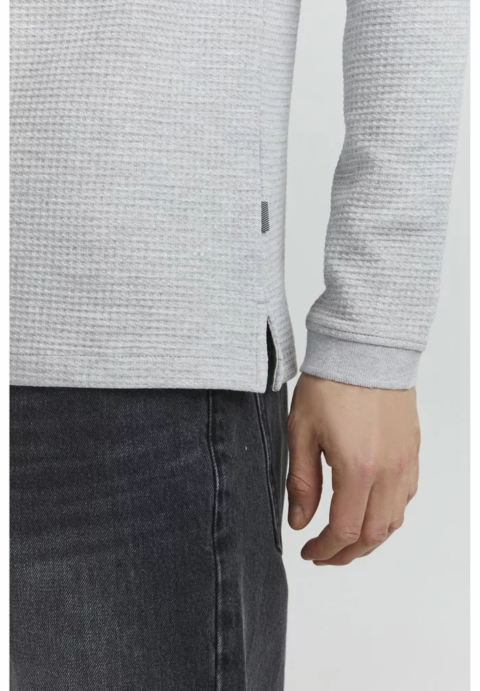 Solid SDBROGAN - Polo - Light Grey Melange 5 Solid SDBROGAN - Polo - Light Grey Melange – Image 5