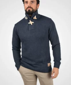 Solid SDPIROY - Pullover - Dark Blue