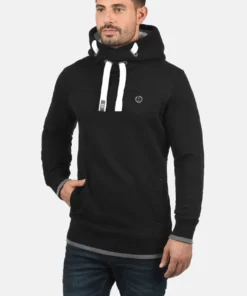 Solid SDBENJAMINHOOD - Sweat à Capuche - Black