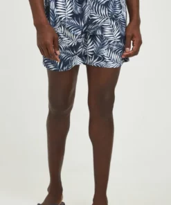 Solid SDHECTOR LEAF - Short De Bain - Insignia Blue