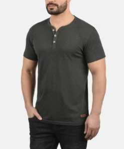 Solid SDVOLKER - T-shirt Basique - Dark Grey