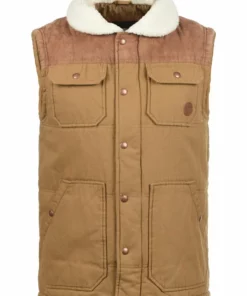 Solid SDFERDI - Veste Sans Manches - Brown -Promos Solid Magasin 2a5773ff6edd4e5eaff22e580f59c7d1