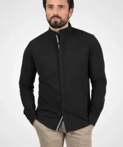 Solid ALLION "SLIM FIT" - Chemise - Black
