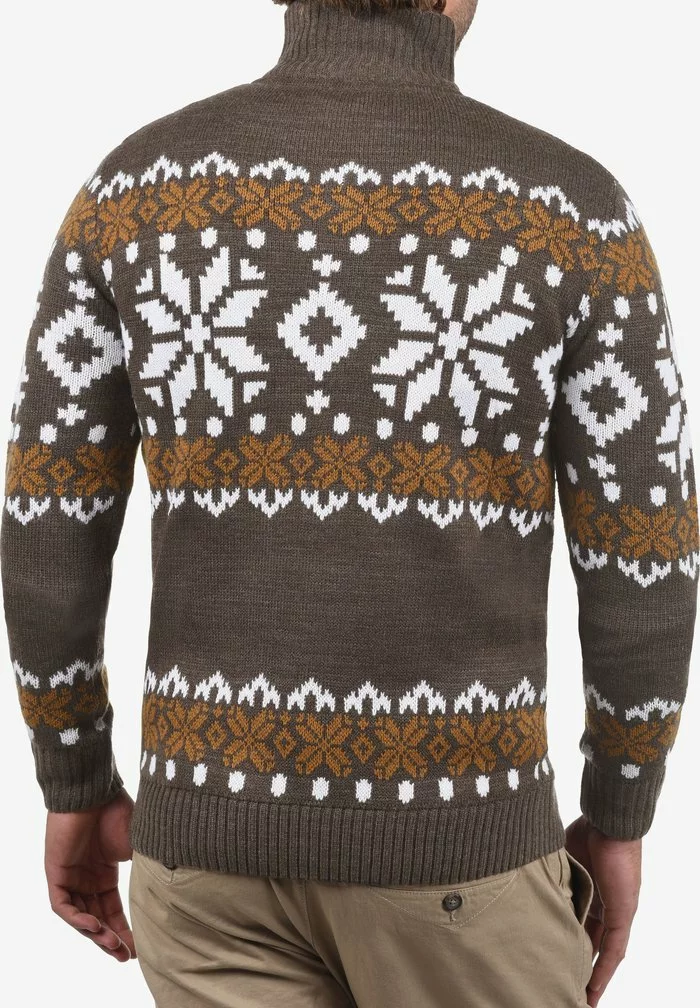 Solid SDNORWIN - Pullover - Dark Brown 2 Solid SDNORWIN - Pullover - Dark Brown – Image 2