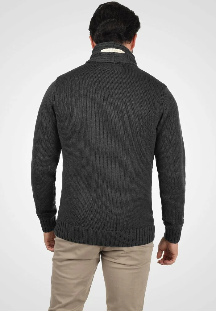 Solid SDPIZI - Pullover - Dark Grey 2 Solid SDPIZI - Pullover - Dark Grey – Image 2