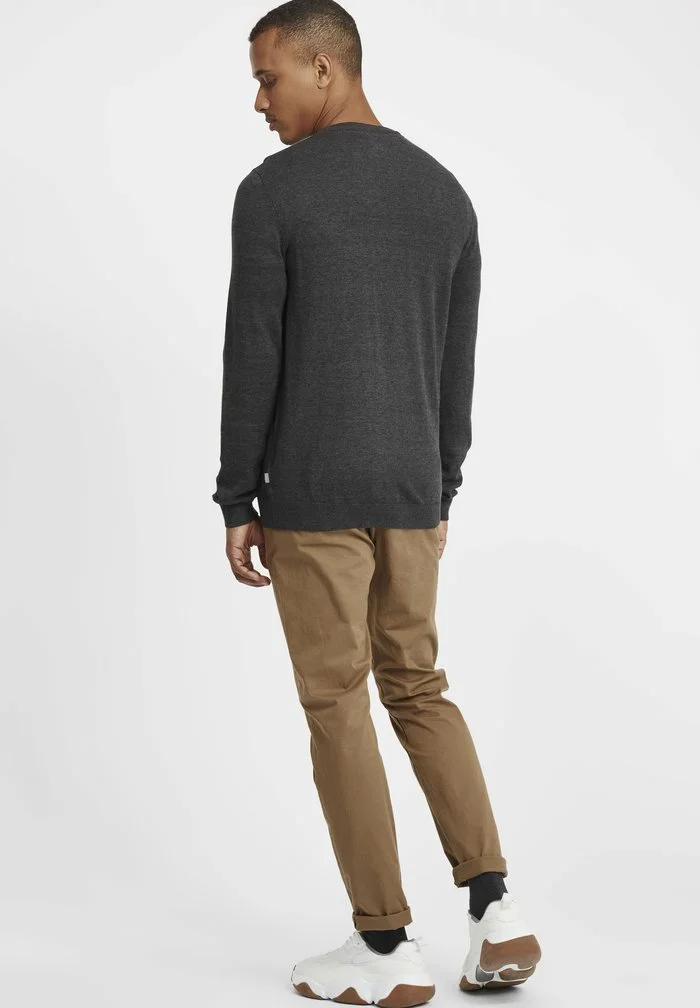 Solid SDALEGRE - Pullover - Dark Grey Melange 3 Solid SDALEGRE - Pullover - Dark Grey Melange – Image 3