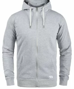 Solid SDTAMBO - Sweat à Capuche Zippé - Light Grey Melange -Promos Solid Magasin 2c800ebcbc354f9ab538b8a886d1d6d6