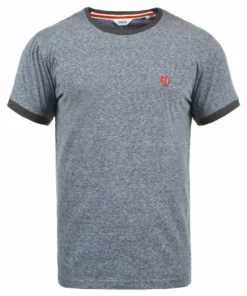 Solid BENNTEE - T-shirt Basique - Ins Blu M -Promos Solid Magasin 2d17791ed68b406a8fd6955b2589ebbb