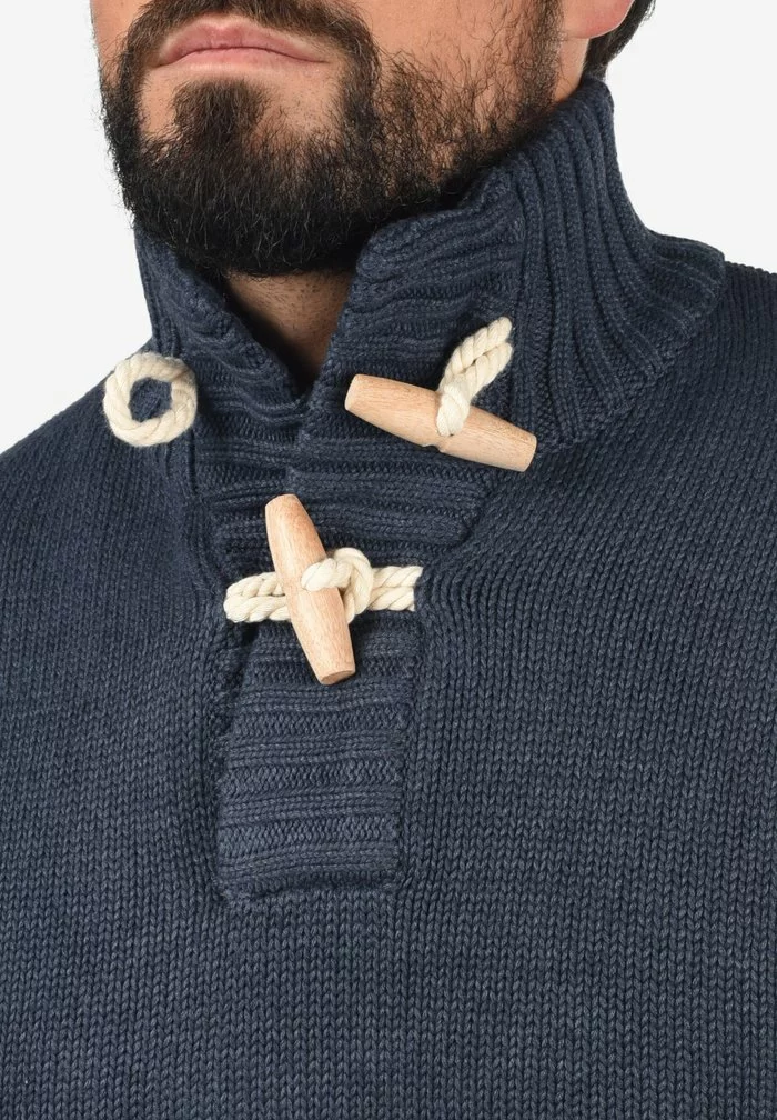 Solid SDPIROY - Pullover - Dark Blue 3 Solid SDPIROY - Pullover - Dark Blue – Image 3