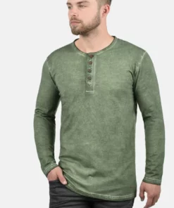 Solid SDTIMUR - T-shirt à Manches Longues - Olive