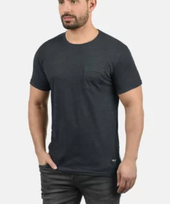 Solid SDBOB - T-shirt Basique - Ins Blu M