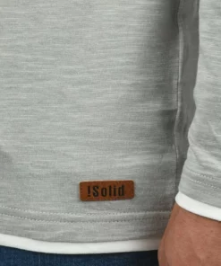 Solid SDBELAGOS - T-shirt à Manches Longues - Monument -Promos Solid Magasin 2e96d461b68e4f3c9a56c5166b7888fa