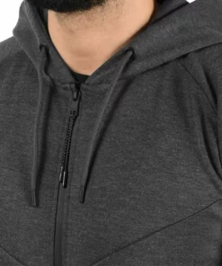 Solid SDGELBERT - Sweat à Capuche Zippé - Dark Grey Melange -Promos Solid Magasin 3059068fd501449e8a545166341c8b4a