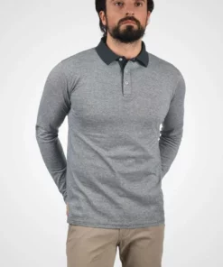 Solid SDPANTOS - Polo - Insignia Blue Melange