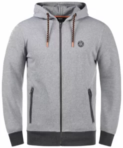 Solid SDRAFKO - Sweat à Capuche Zippé - Grey Melange -Promos Solid Magasin 313e56c6bb244ace818657db4cf4e793