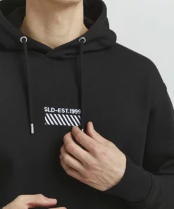 Solid RUBIN - Sweat à Capuche - True Black -Promos Solid Magasin 32f2a2ae6a6345a3bd3d2617098d4706