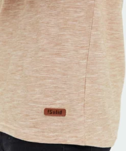 Solid SDSIGOS - T-shirt Basique - Sand -Promos Solid Magasin 35a36a85d01f429d8ada1677caccaee2