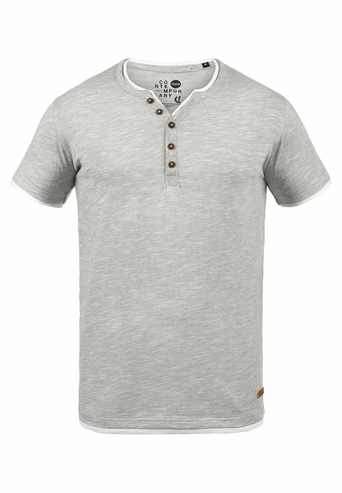 Solid SDDIGOS - T-shirt Imprimé - Light Grey 5 Solid SDDIGOS - T-shirt Imprimé - Light Grey – Image 5