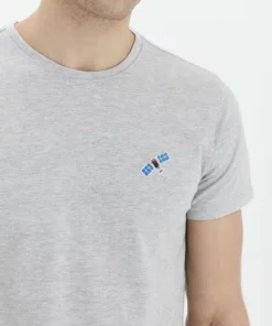 Solid SDTHORGE - T-shirt Basique - Light Grey Melange -Promos Solid Magasin 36fb1fece6594cb78b9cf436aa0e56c5