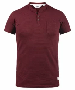 Solid SDALFI - T-shirt Imprimé - Wine Red Melange -Promos Solid Magasin 38ad99b271334e7490eaa5caa5d24883