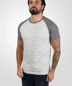 Solid SDSTEN - T-shirt Imprimé - Mid Grey