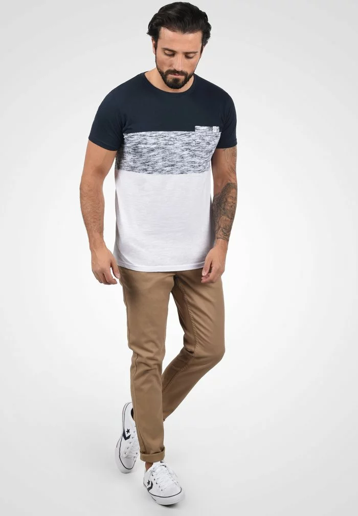 Solid SDSINOR - T-shirt Imprimé - Insignia Blue 2 Solid SDSINOR - T-shirt Imprimé - Insignia Blue – Image 2