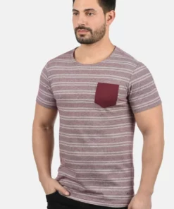 Solid SDFIDEL - T-shirt Imprimé - Bordeaux