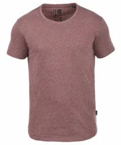 Solid SDTHIAS - T-shirt Basique - Wine Red -Promos Solid Magasin 3a999b6ea484405a8e17cf0fd1f9e789